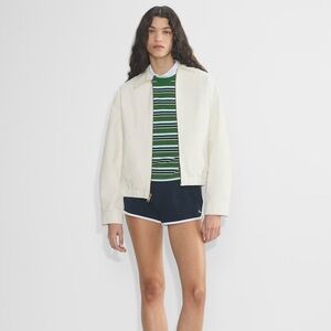 Aritzia TNA Caddie Blouson Jacket in Light Birch Size S